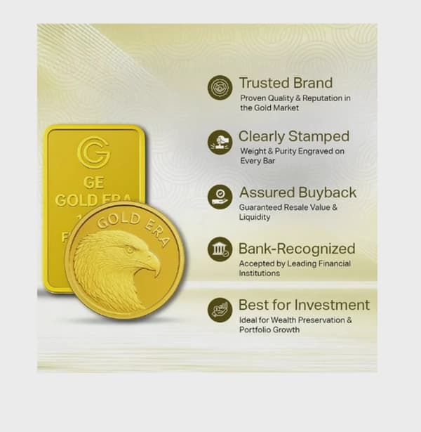 Gold Era 24K (999.9) 5G Gold Bar - Variable Design