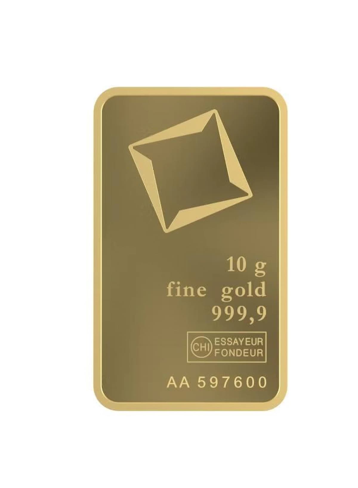 Valcambi Suisse 10g 24K (999.9) Pure Minted Gold Bar - Variable Design-1-1