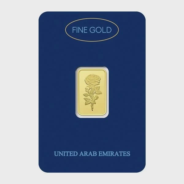 Dubai Gold 5 Grams Pure 999.9 Fine Gold Bar