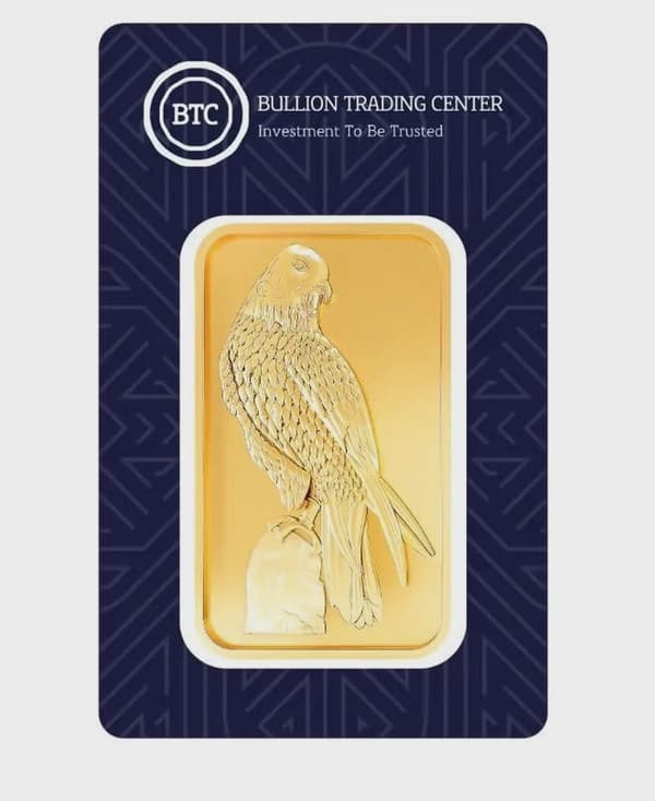 BTC 2.5g Gold Ingot 24K - Variable Design