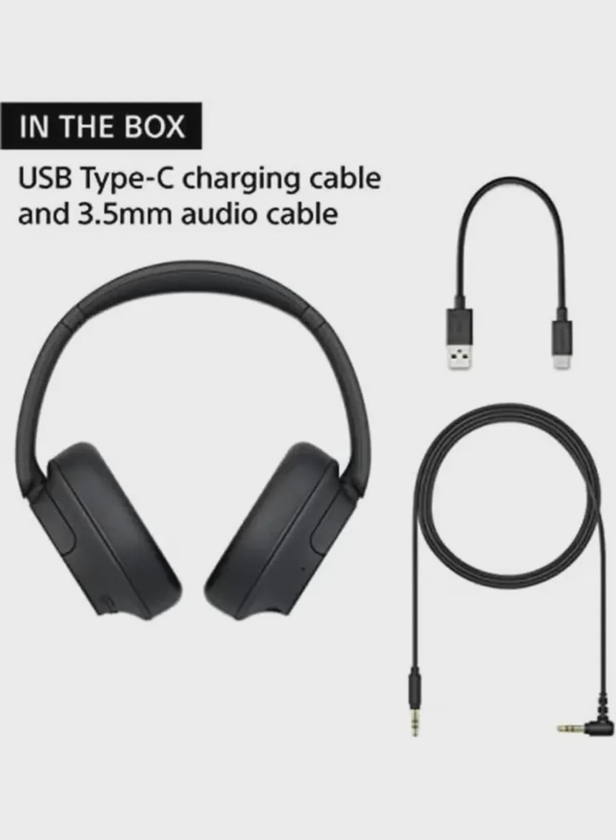 Sony WH-CH720 Noise Cancelling Wireless Headphones Bluetooth Over The Ear With Mic-1-1