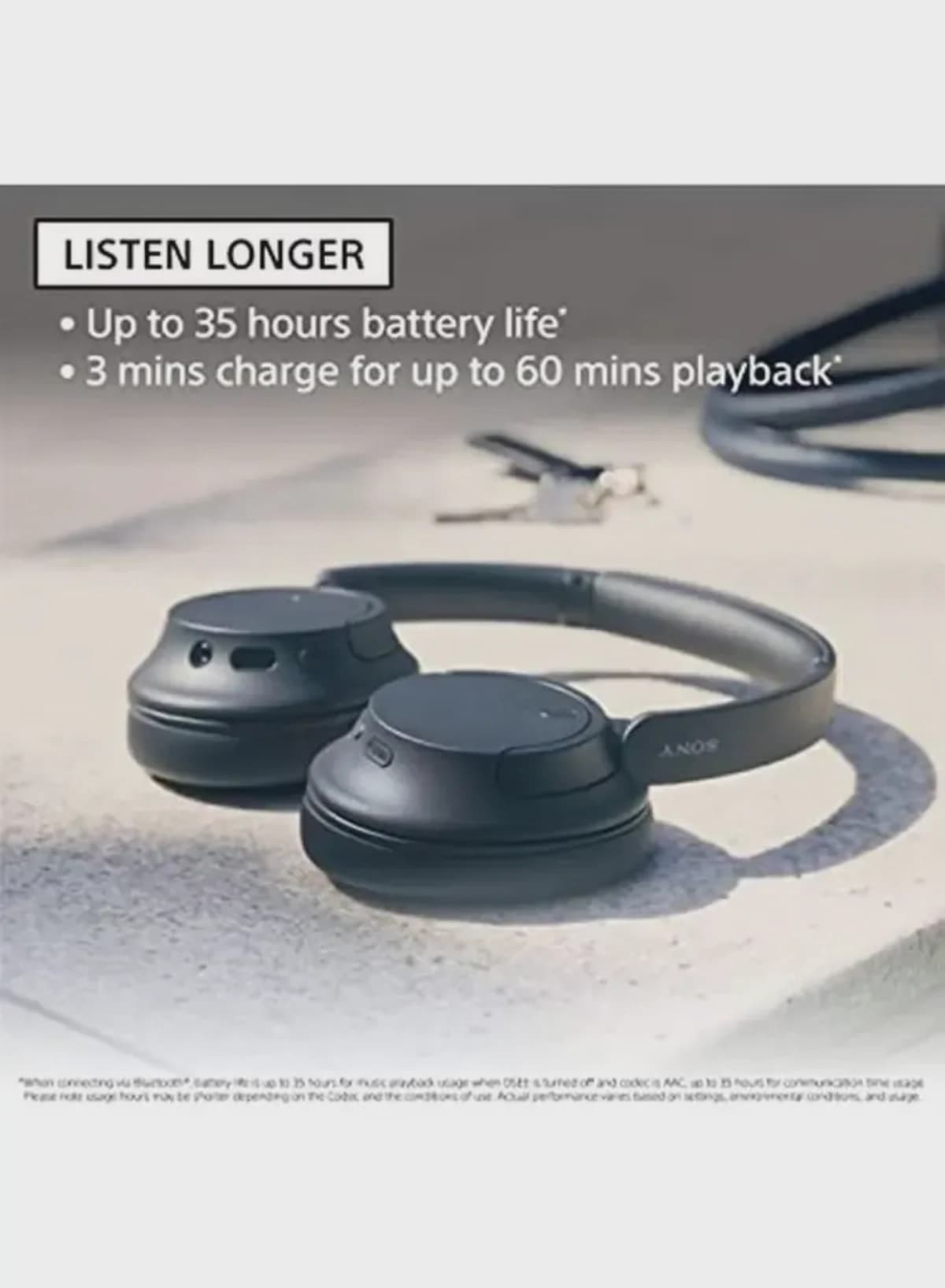 Sony WH-CH720 Noise Cancelling Wireless Headphones Bluetooth Over The Ear With Mic-5-5