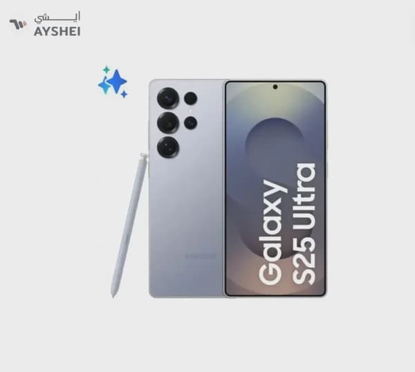Samsung Galaxy S25 Ultra AI Dual SIM Titanium Silverblue 12GB RAM 256GB 5G - Middle East Version