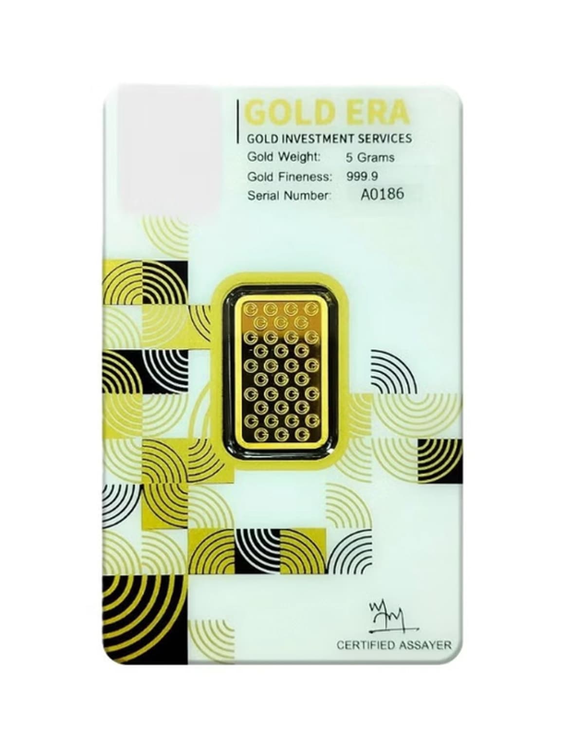 Gold Era 24K (999.9) 5G Gold Bar - Variable Design-1-1