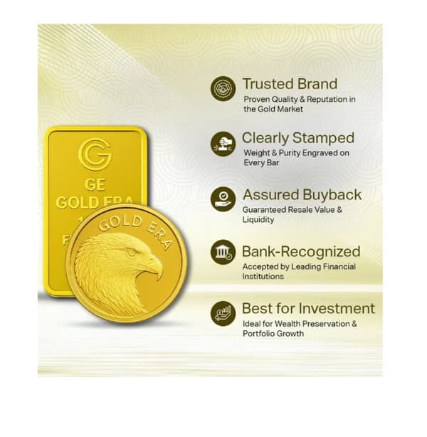 Gold Era 24K (999.9) 5G Gold Bar - Variable Design