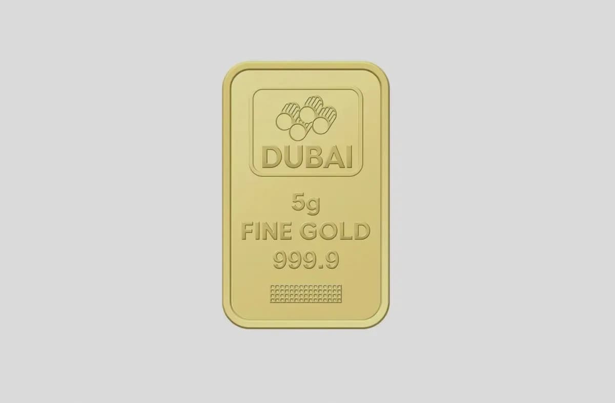Dubai Gold 5 Grams Pure 999.9 Fine Gold Bar-2-2