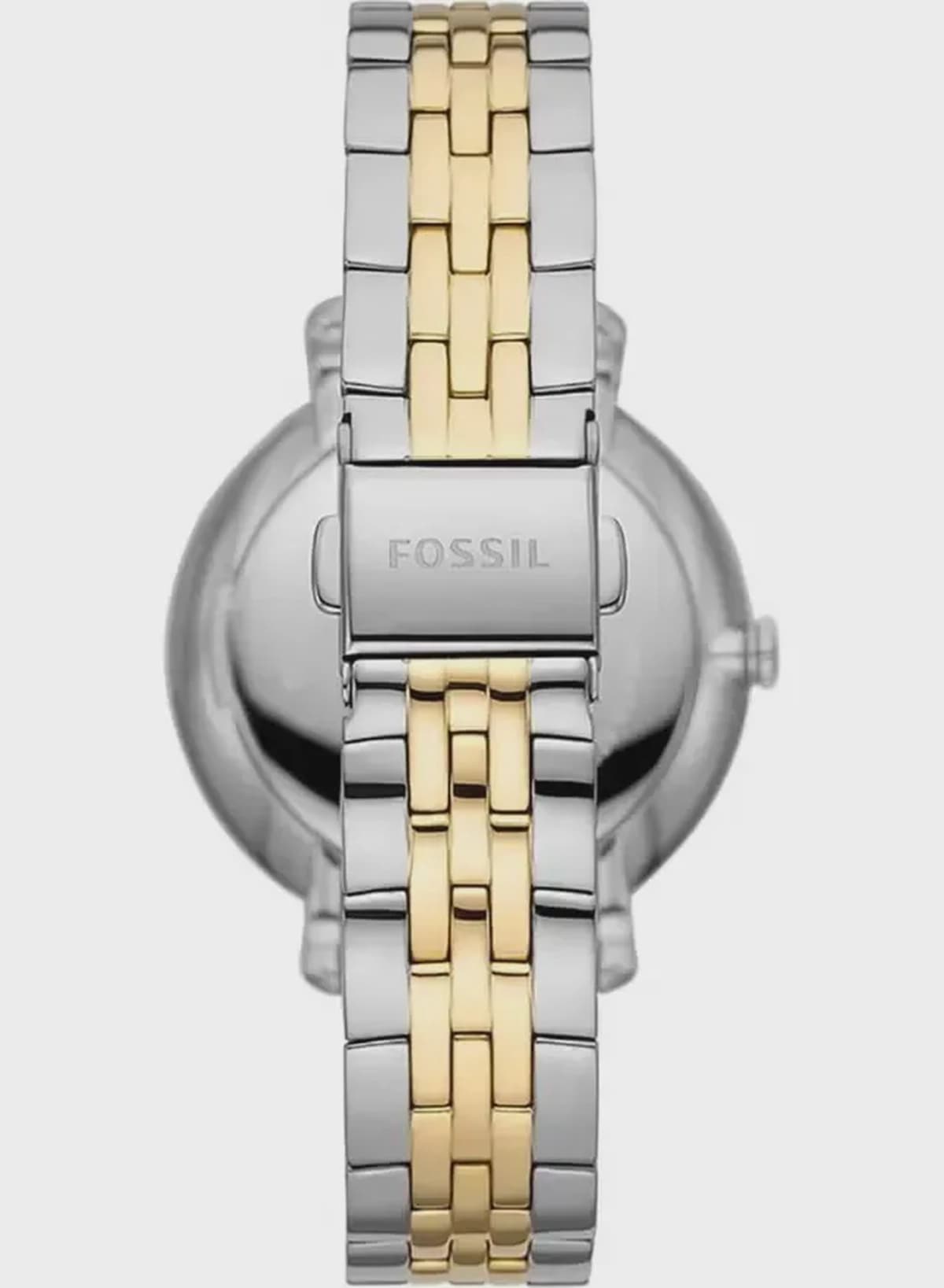 Fossil Women's Jacqueline Round Shape Analog Stainless Steel Wrist Watch ES5166 - 36mm-1-1