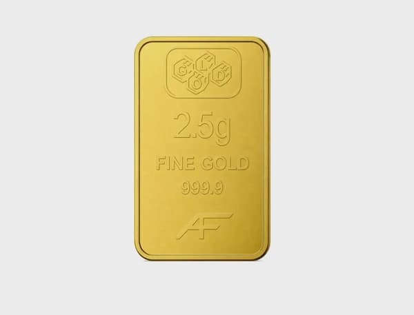 24K Gold Bar 2.5 gram Gold Bar Al Fardan UAE (999.9% Pure Gold) - Variable Design