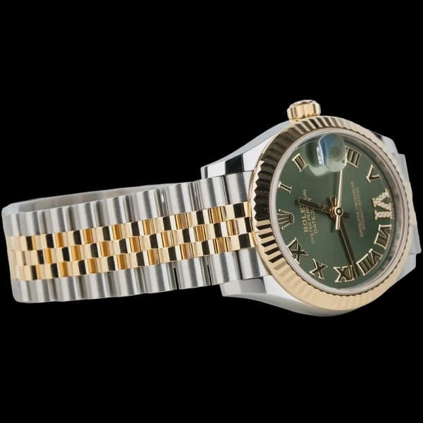 Rolex Datejust 31 | Green Roman VI Diamond Dial 31mm | Condition: New | Year of production 2025 | Original box | Original papers