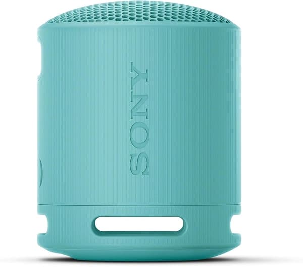 Sony XB100 Portable Wireless Speaker | Extra BASS, 16 hour battery life, IP67 Waterproof and dustproof rating - Blue
