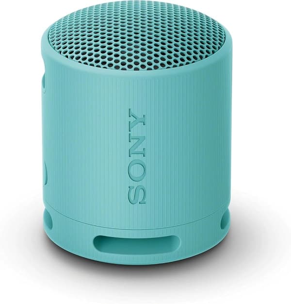 Sony XB100 Portable Wireless Speaker | Extra BASS, 16 hour battery life, IP67 Waterproof and dustproof rating - Blue