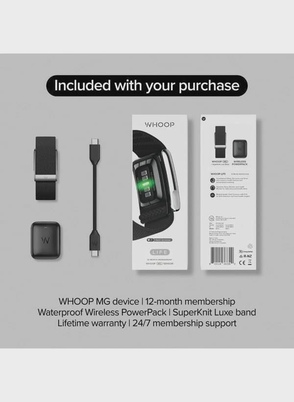 WHOOP Life – 12-Month Membership – 5.0/MG
