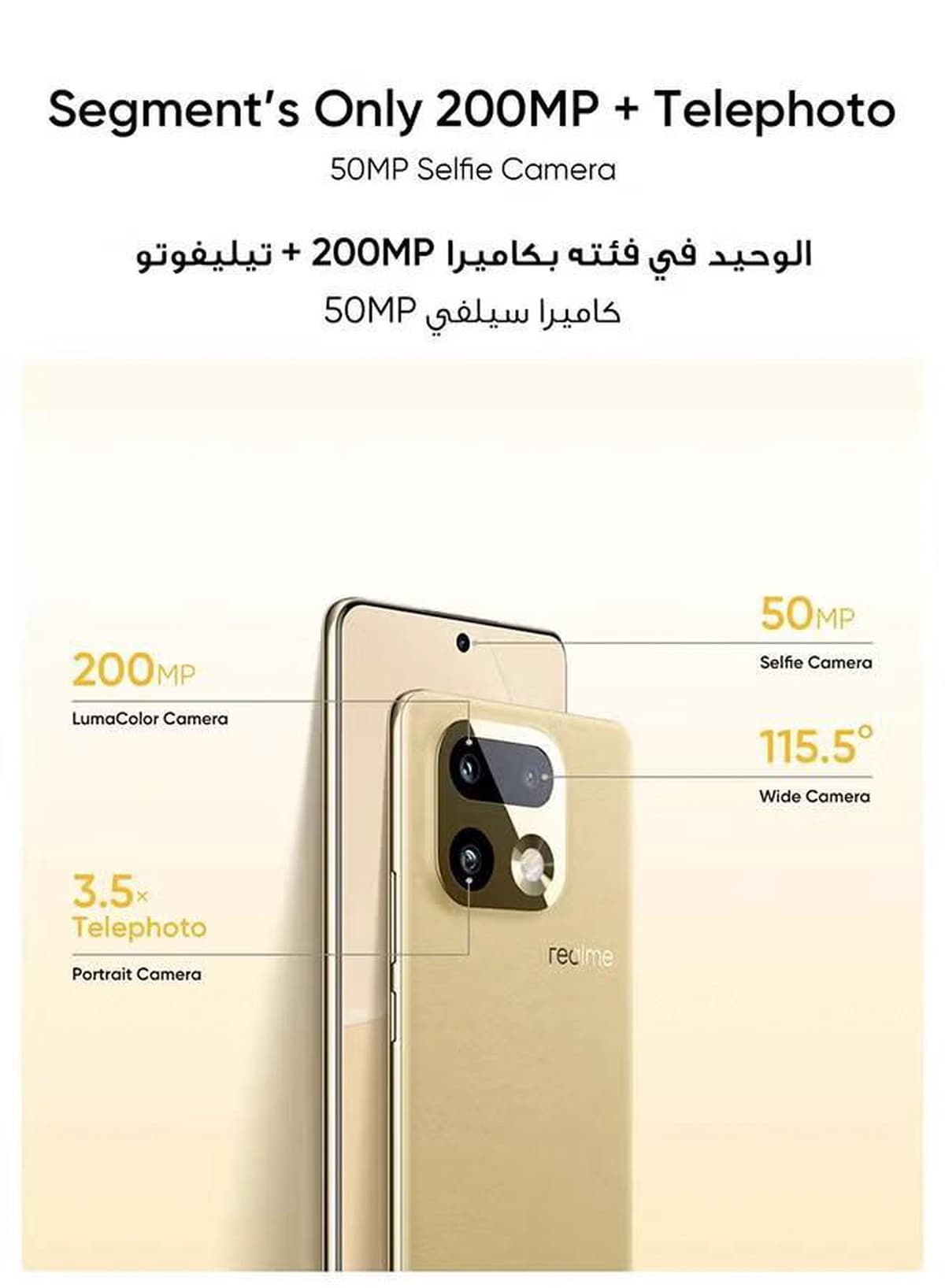 Realme 16 Pro 5G Dual SIM 12GB RAM 256GB Pebble Grey - International Version-1-1