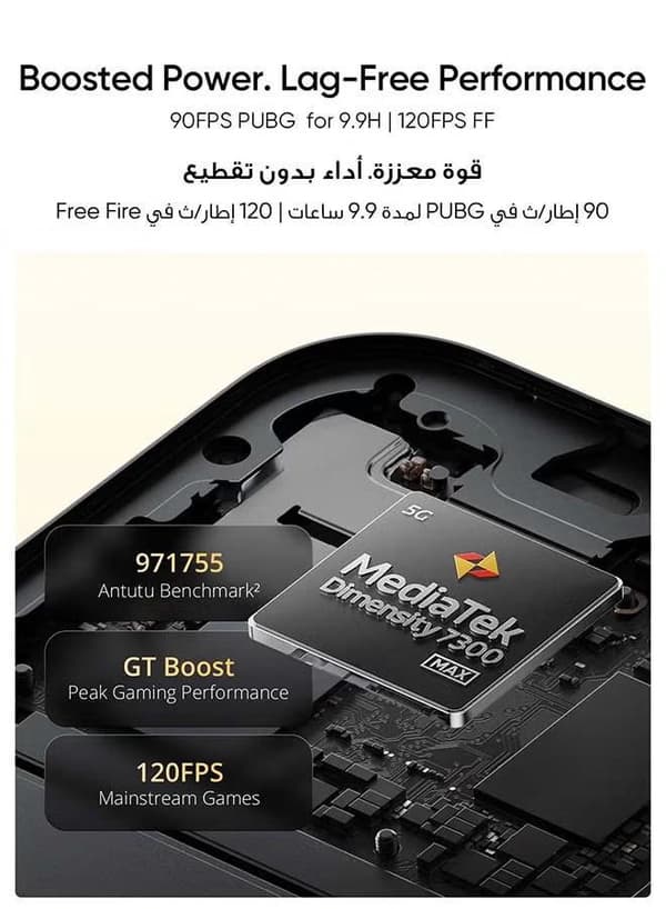 Realme 16 Pro 5G Dual SIM 12GB RAM 256GB Pebble Grey - International Version