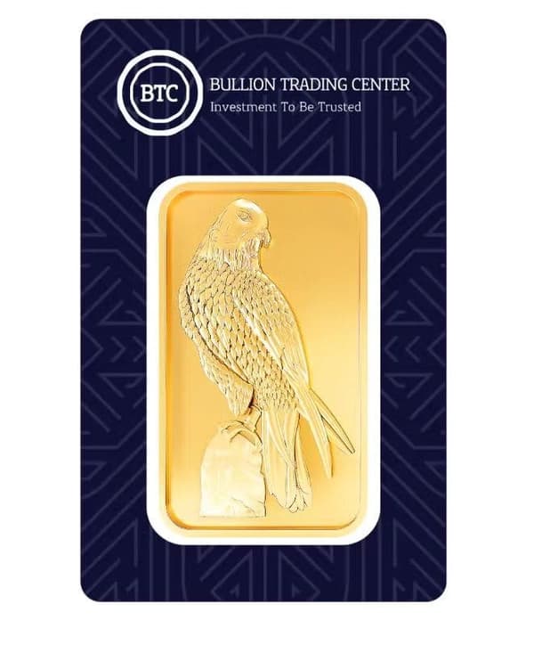 BTC 2.5g Gold Ingot 24K - Variable Design