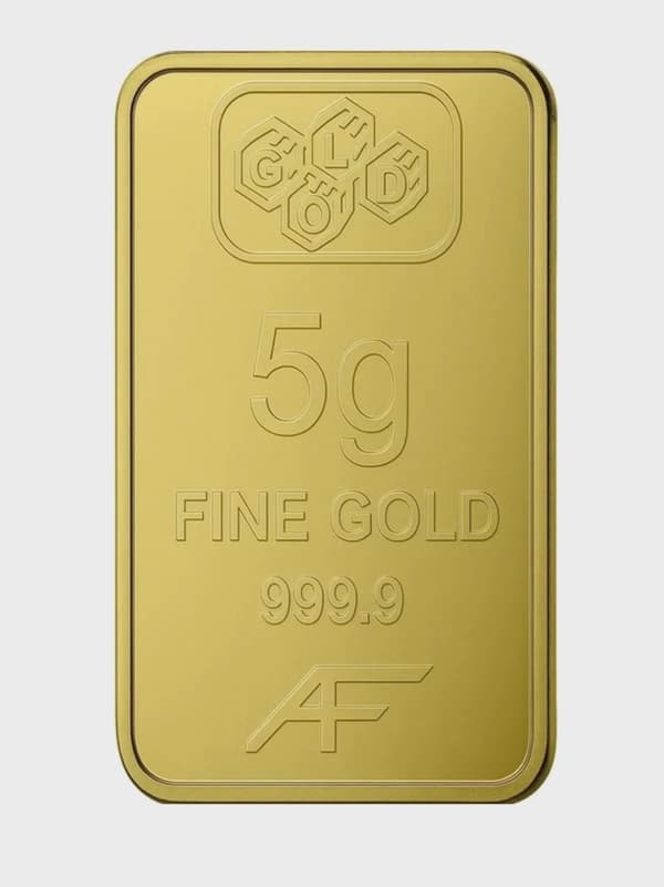 24K Gold Bar 5 gram Gold Bar Al Fardan UAE (999.9% Pure Gold)