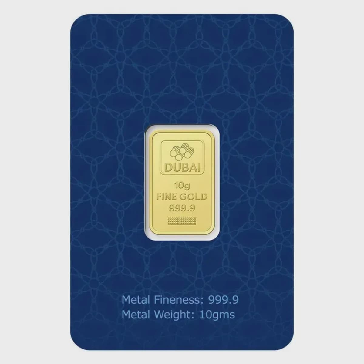 Dubai Gold 10 Grams Pure 999.9 Fine Gold Bar-3-3