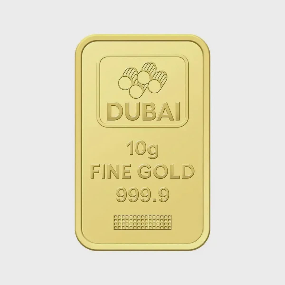 Dubai Gold 10 Grams Pure 999.9 Fine Gold Bar-2-2
