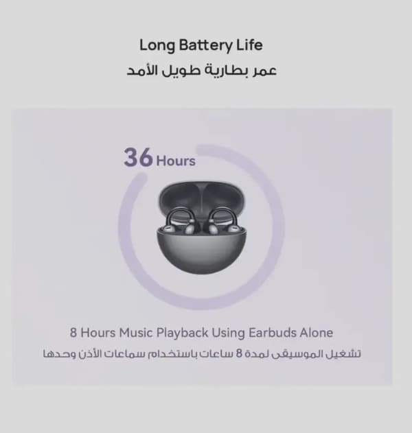 HUAWEI FreeClip Wireless Earphones, Bluetooth Earbuds