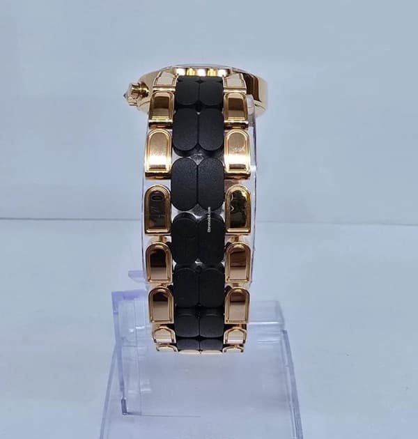 Harry Winston | Rose Gold with Chrono Black Dial with Diamond Paved Chrono | Condition: Like new & unworn | Year of production 2018 (Approximation) | Original box | No original papers